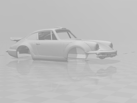 Porsche 911 rally 3D Print Model