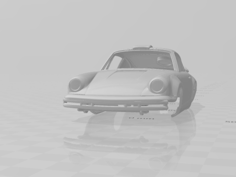Porsche 911 rally Modello di stampa 3D