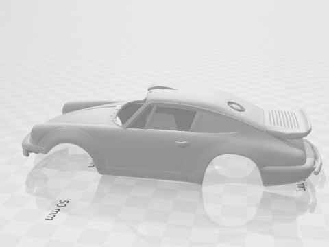 Porsche 911 rally Modello di stampa 3D