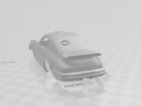 Porsche 911 rally Modello di stampa 3D