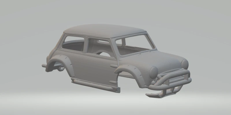 Off road cooper 3D Print Model .c4d .max .obj .3ds .fbx .stl .blend 