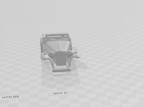 Mg midget 3Dプリントモデル