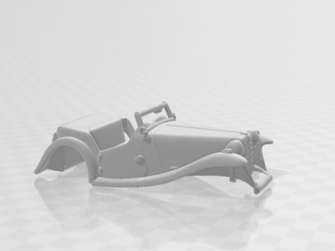 Mg midget 3Dプリントモデル