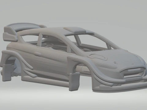 Fiesta rally 3D Print Model