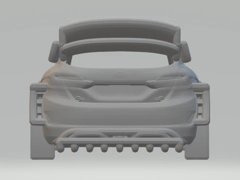 Fiesta rally 3D Print Model