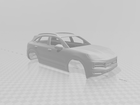 Porsche cayenne Modelo de Impressão 3D