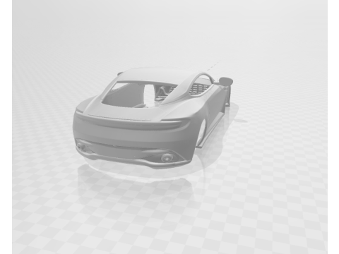 Aston martin db12 3D प्रिंट मॉडल