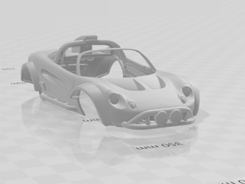 Lotus elise off road 3Dプリントモデル