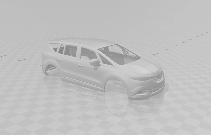 Renault espace 3D Print Model .c4d .max .obj .3ds .fbx .stl .blend