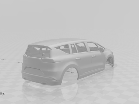 Renault espace Modello di stampa 3D