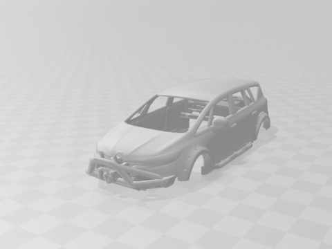 Renault espace 3D 打印模型