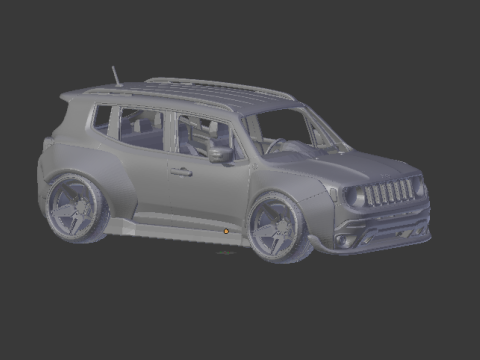 Jeep renegade Modèles 3D en vedette