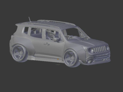 Jeep renegade 3D Print Model