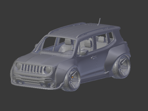 Jeep renegade 3D-printmodel
