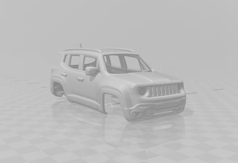 Jeep renegade 3D Print Model .c4d .max .obj .3ds .fbx .stl .blend