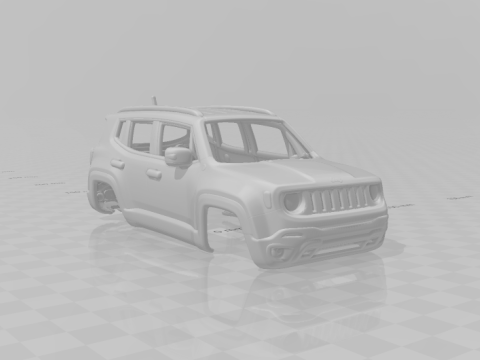 Jeep renegade 3D Print Model