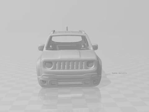 Jeep renegade 3D Print Model