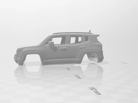 Jeep renegade 3D Print Model