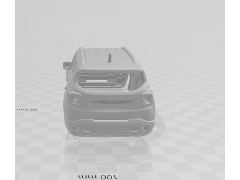 Jeep renegade 3D Print Model