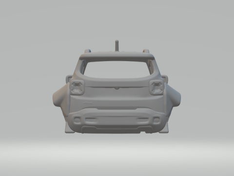 Jeep renegade 3Dプリントモデル