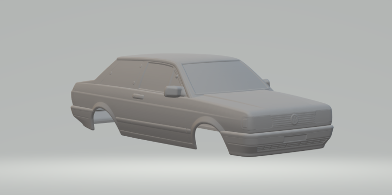 Volkswagen voyage 3D Print Model .c4d .max .obj .3ds .fbx .stl .blend