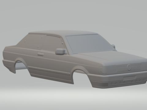 Volkswagen voyage 3Dプリントモデル