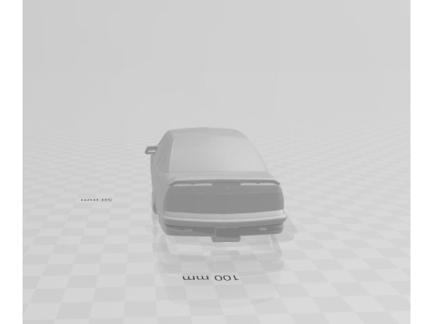 Pontiac Sunbird Mk2 GT Coupe 86 Modello di stampa 3D