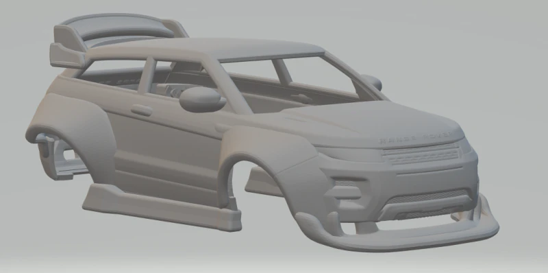Land rover evoque race 3D Print Model .c4d .max .obj .3ds .fbx .stl .blend 