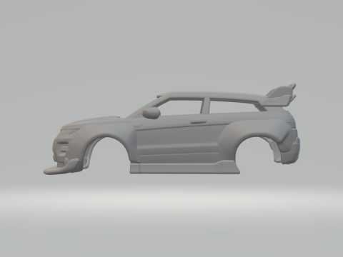 Land rover evoque race 3Dプリントモデル