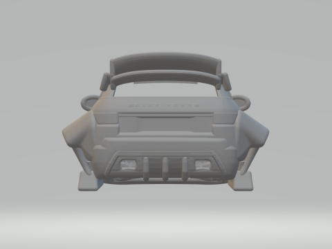Land rover evoque race 3Dプリントモデル