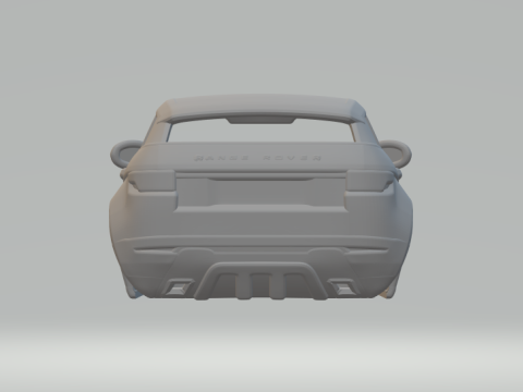Land rover evoque 3D-printmodel