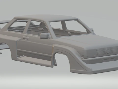 Volkswagen voyage race car 3D Print Model