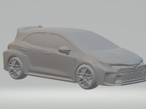 Toyota corolla gr 3D Baskı Modeli