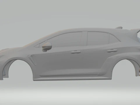 Toyota corolla gr closed 3D Print Model