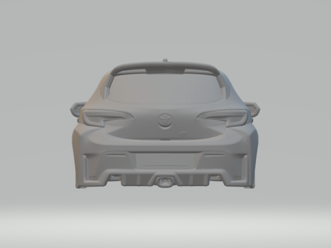 Toyota corolla gr closed Modèles 3D en vedette