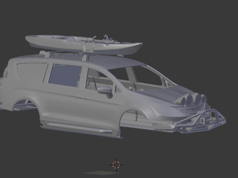 Chrysler Voyager Modelo de impresión 3D