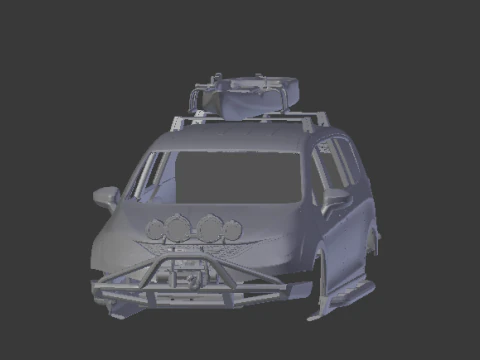 Chrysler Voyager 3D Print Model