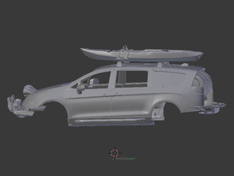Chrysler Voyager 3D Print Model