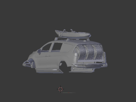 Chrysler Voyager 3D 프린트 모델