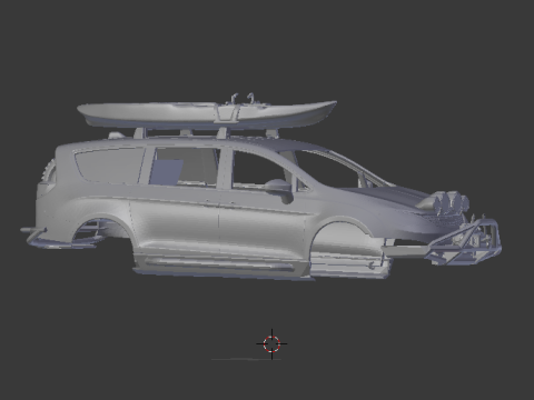 Chrysler Voyager 3D 프린트 모델