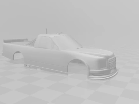 F150 nascar closed 3D Print Model