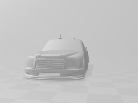 F150 nascar closed Modèles 3D en vedette