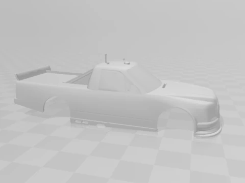 F150 nascar closed 3D Print Model