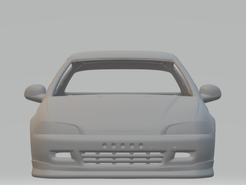 Honda civic hatch 3D-printmodel
