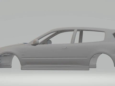 Honda civic hatch 3D Print Model