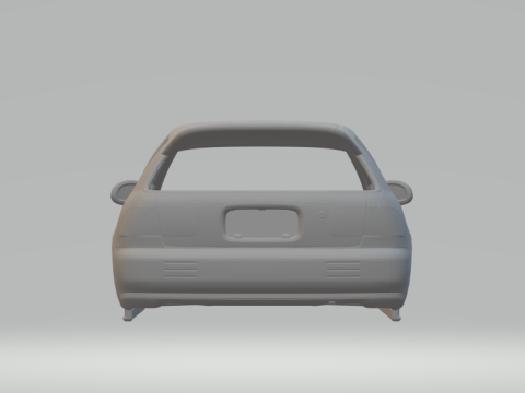 Honda civic hatch 3D-printmodel