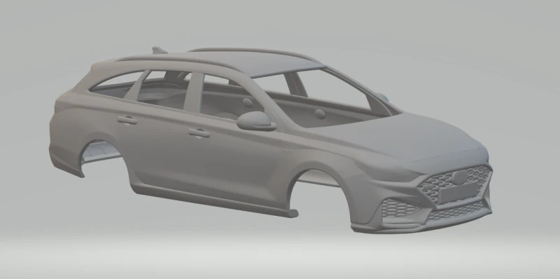 Hyundai i 30 wagon 3D Print Model .c4d .max .obj .3ds .fbx .stl .blend