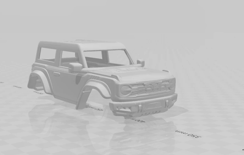 Bronco 2doors 3D Print Model .c4d .max .obj .3ds .fbx .stl .blend 
