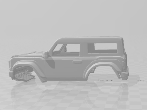 Bronco 2doors 3D 打印模型