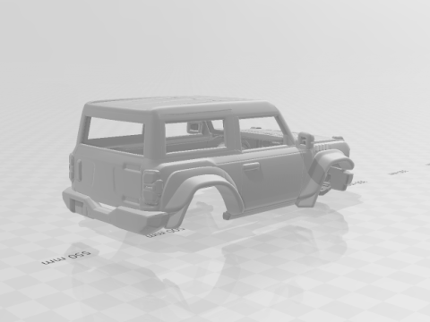 Bronco 2doors 3D 打印模型